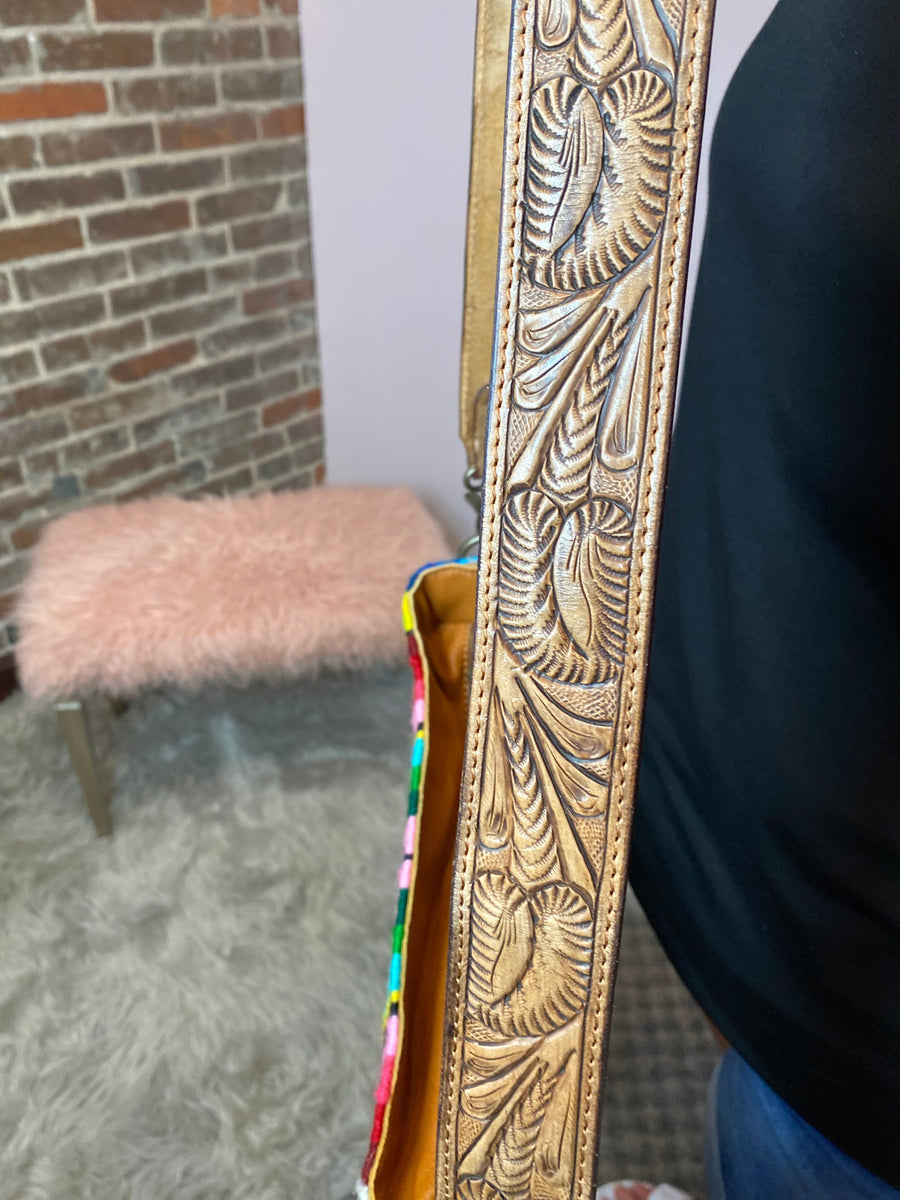 Serape Saddle Blanket with Fringe Purse The Sparkly Pig