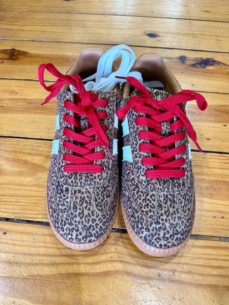 Corkys Heads Up Sneaker Mini Leopard