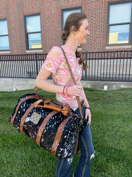 Gucci Upcycled American Darling Leather Duffle Bag