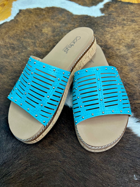 Corkys At Ease Sandal Turquoise