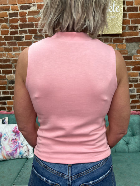 Cloud Basic Mock Tank Blush