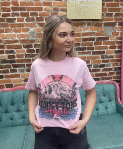 Honkytonk Angels Light Pink Tee