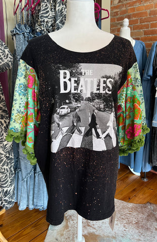 Boho T-Shirt Beatles size large