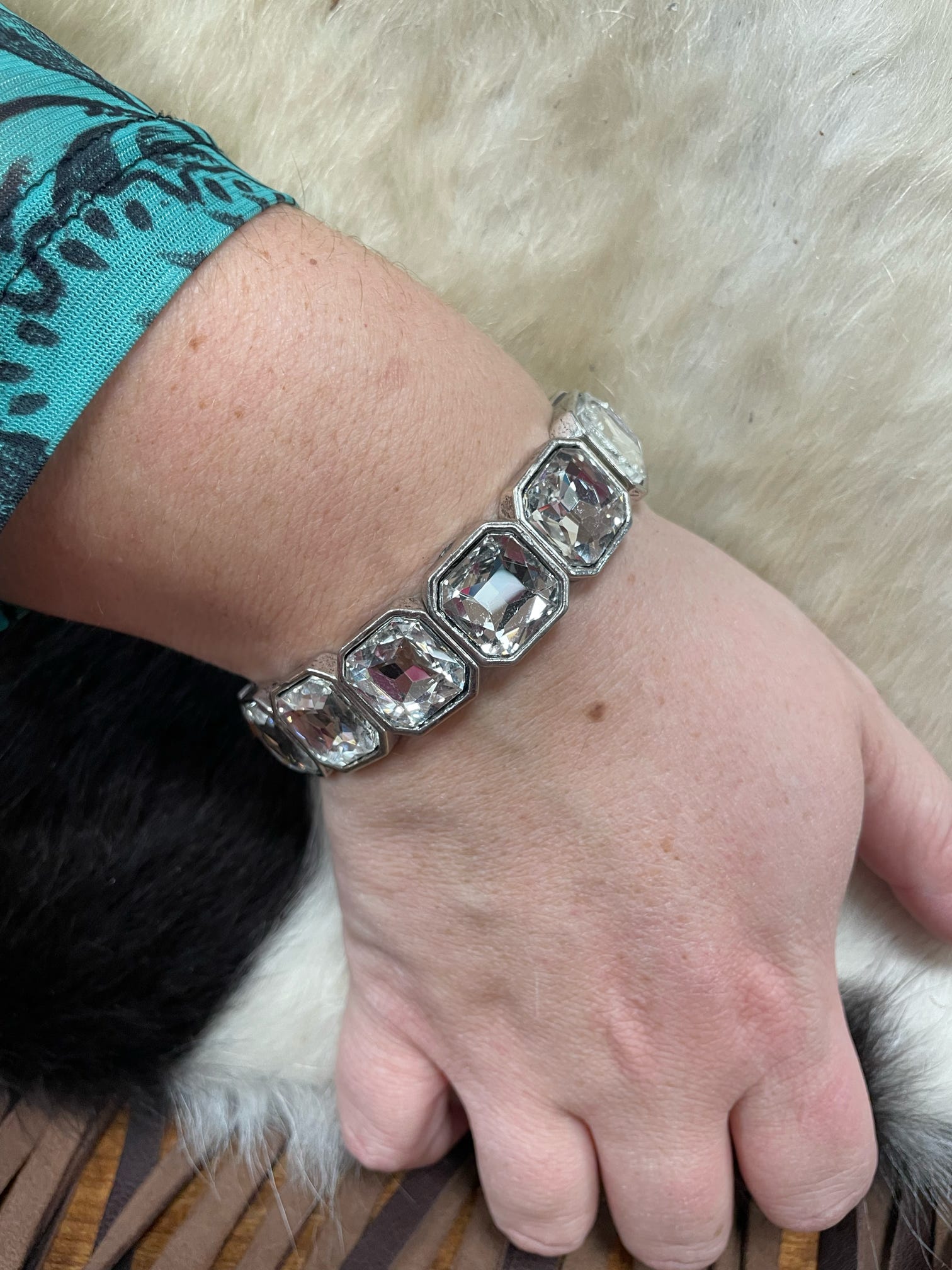 Square Crystal Bracelets