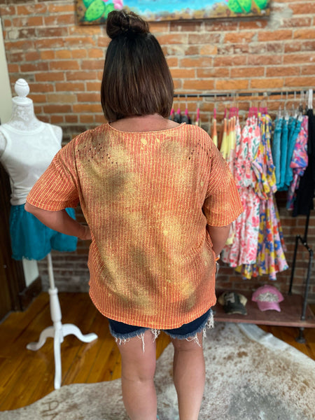 A Rare Bird Striped Tee One Size