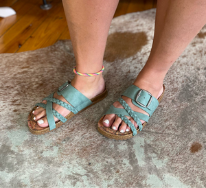 Very G Nora 3 Turquoise Sandal