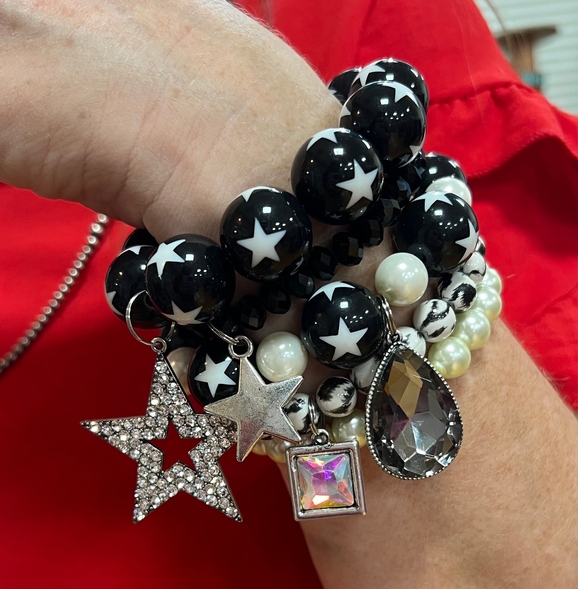 Black Star Bracelet Stack