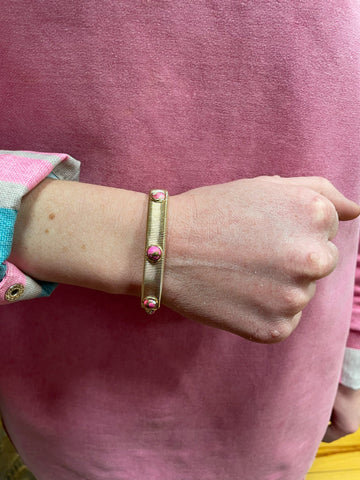 Snake Cuff Pink