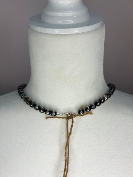 8mm Navajo Pearl Long Necklace