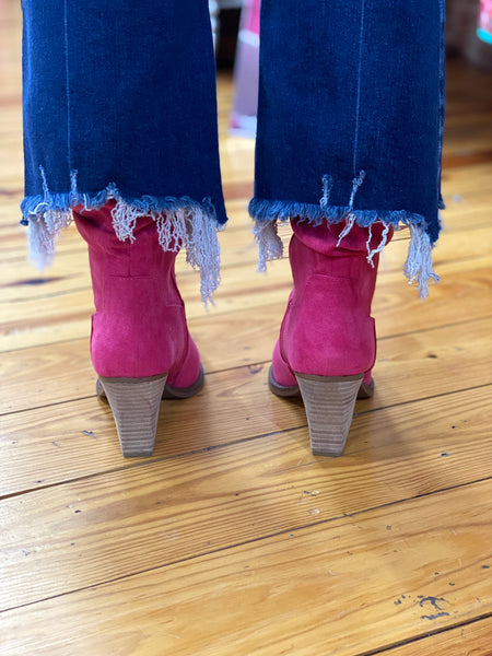 Morocco Hot Pink Suede Boot