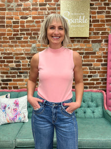Cloud Basic Mock Tank Blush