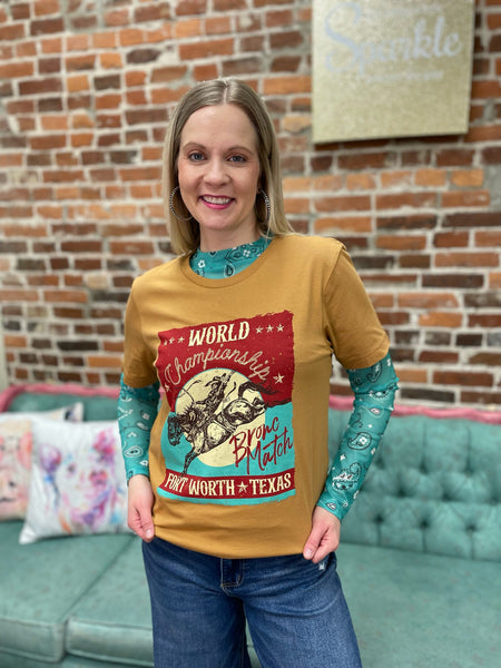 Bronc Match Tee
