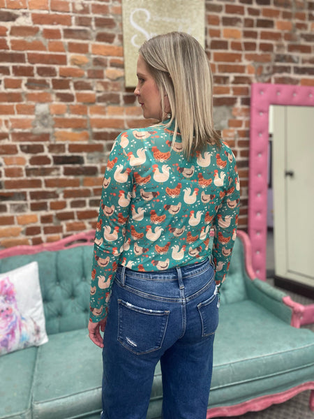 Fly The Coop Mesh Top
