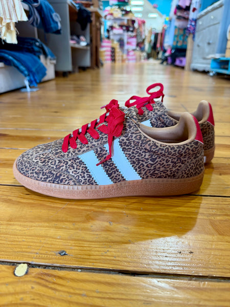 Corkys Heads Up Sneaker Mini Leopard