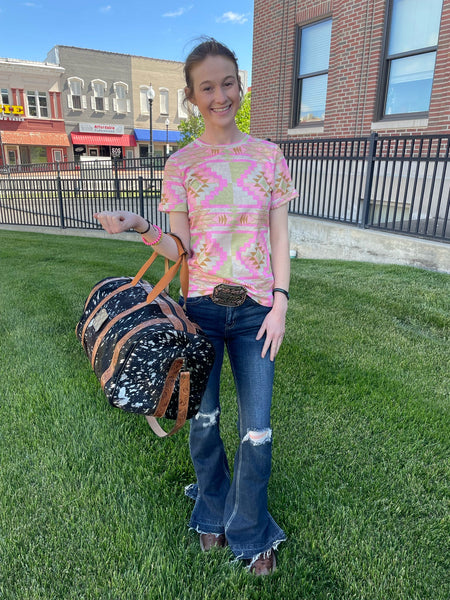 Gucci Upcycled American Darling Leather Duffle Bag