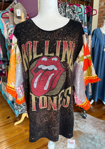Boho T-Shirt Rolling Stones size xl