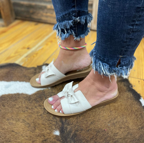 Corkys Rock The Bowt Sandals Ivory