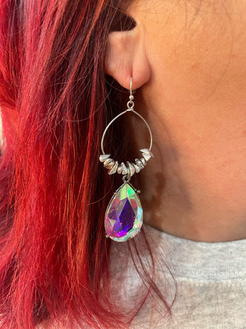 Silver Circle Earrings