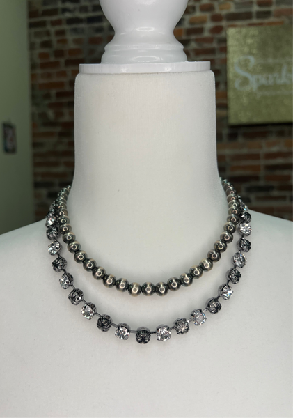 8mm Navajo Pearls Necklace