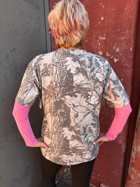Jesus Is The Way Grey Camo Tee