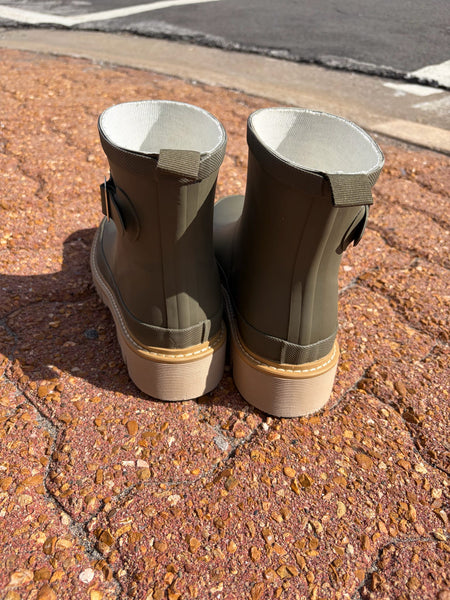 Corkys Green Rubber Boots Drip