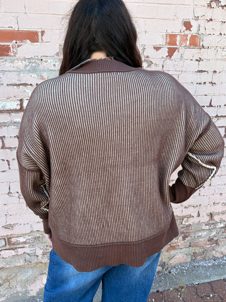 Brown Sweater Plus Size
