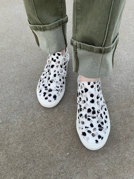 Babalu Slip On Sneaker Black/White Dots