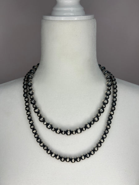 7mm, 10mm Navajo Pearl Necklace