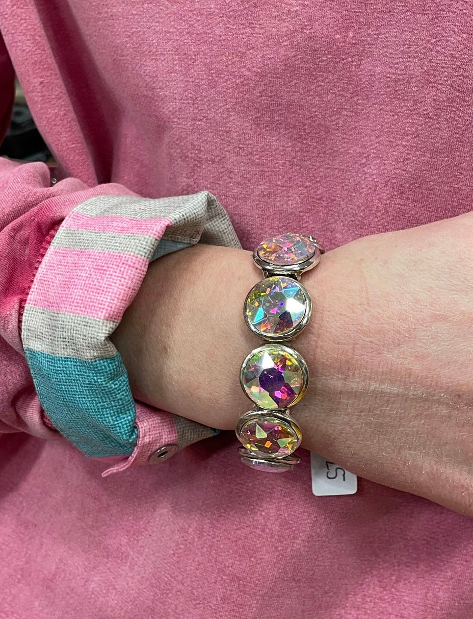 Round AB Stretch Bracelet