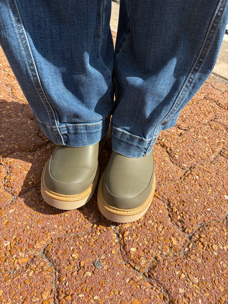 Corkys Green Rubber Boots Drip