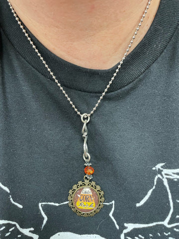 Candy Corn Charm Necklace
