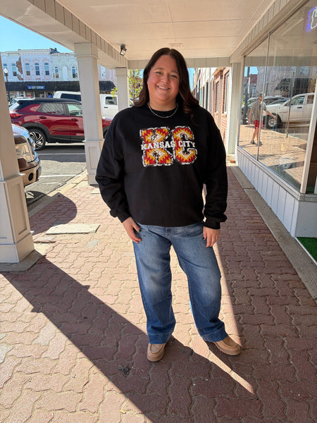 KC Aztec Black Sweatshirt