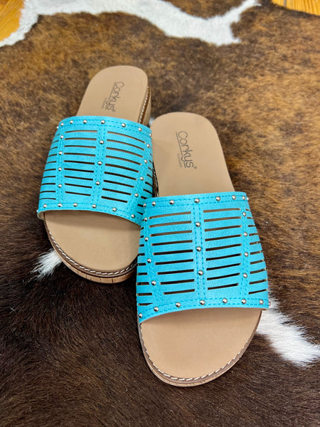 Corkys At Ease Sandal Turquoise