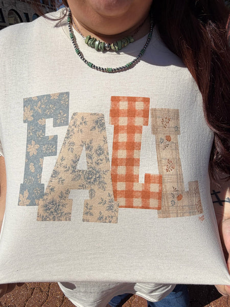 Vintage Print Fall Tee