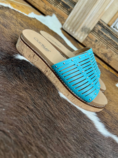 Corkys At Ease Sandal Turquoise