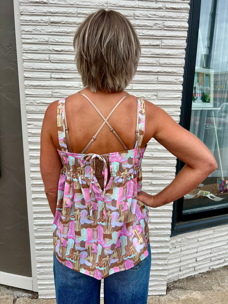 Rodeo Ruffles Tank Top