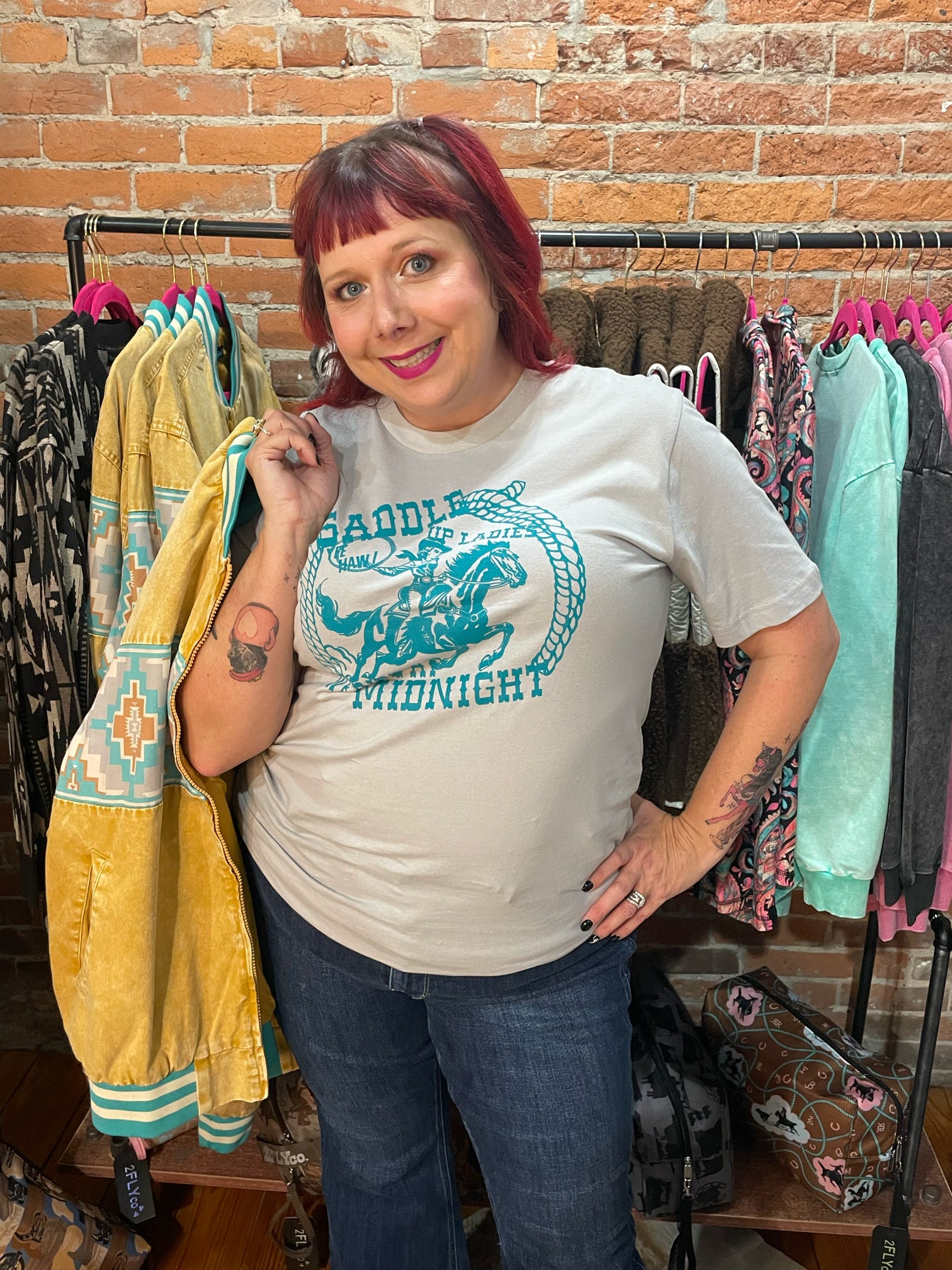 Ride At Midnight Tee On Silver