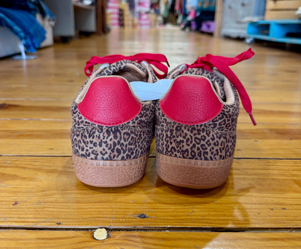 Corkys Heads Up Sneaker Mini Leopard