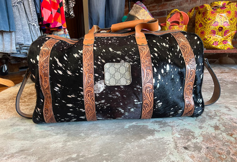 Gucci Upcycled American Darling Leather Duffle Bag