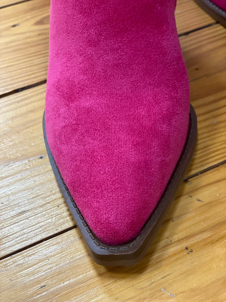 Morocco Hot Pink Suede Boot