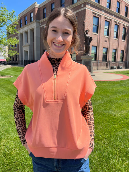 Hear Me Roar Mesh Top
