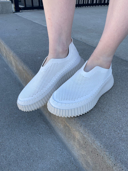 Corkys Walk With Me Sneaker White