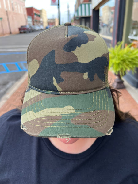 Green Camo Cap