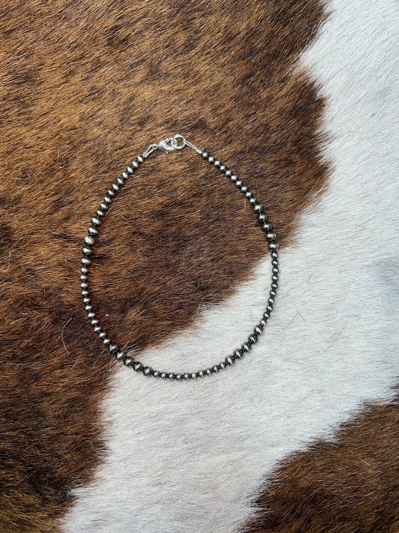 3mm Navajo Pearl Anklet