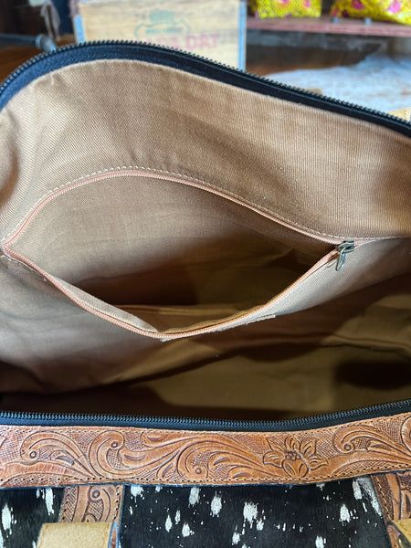 Gucci Upcycled American Darling Leather Duffle Bag