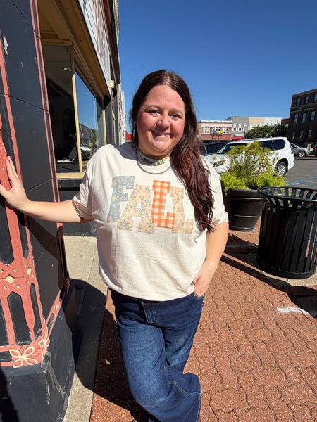 Vintage Print Fall Tee