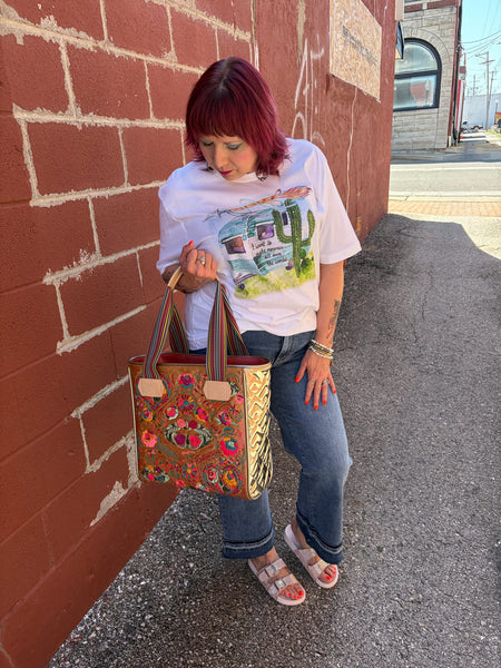 Make Memories All Over The World Tee White