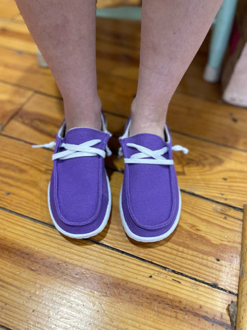 Lightweight Slip On Shoe Purple