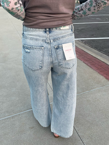 Outdone Super High Wide Leg Jean