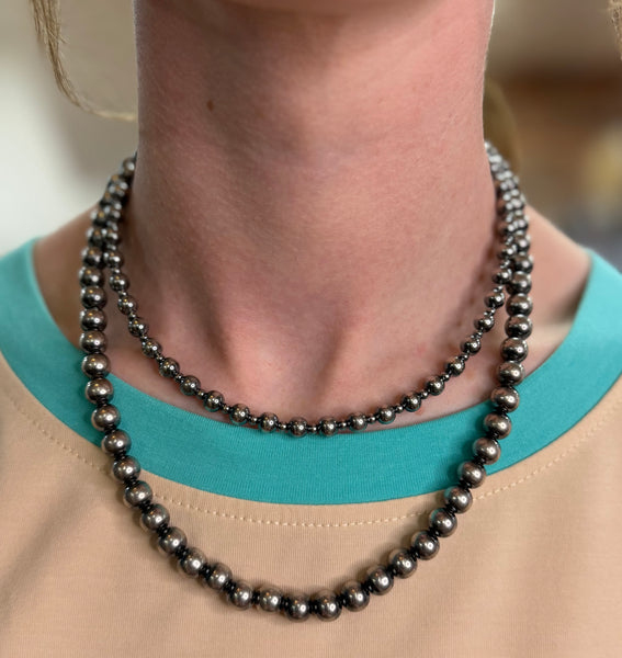 Sterling Silver Pearls 18 inch w/ 8mm